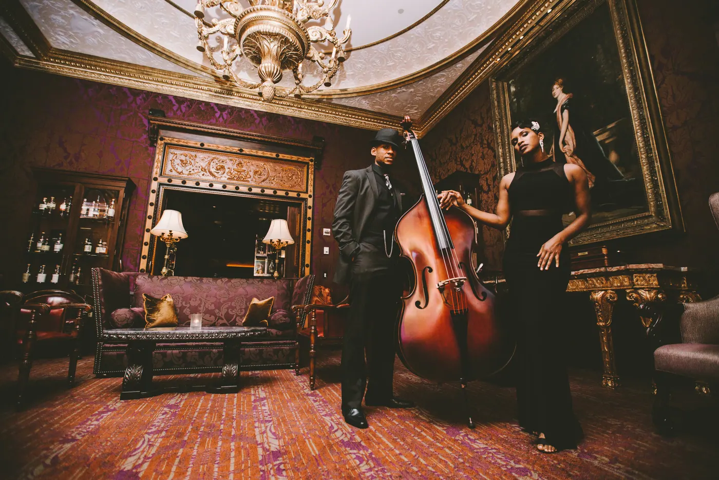Acute Inflections, singer & bass duo — photo 5