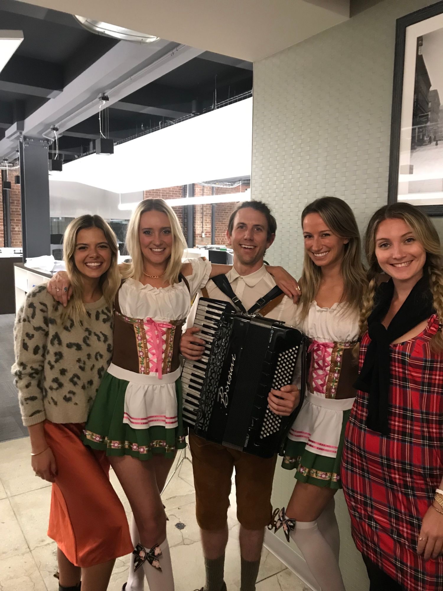 Dallas playing an Oktoberfest party