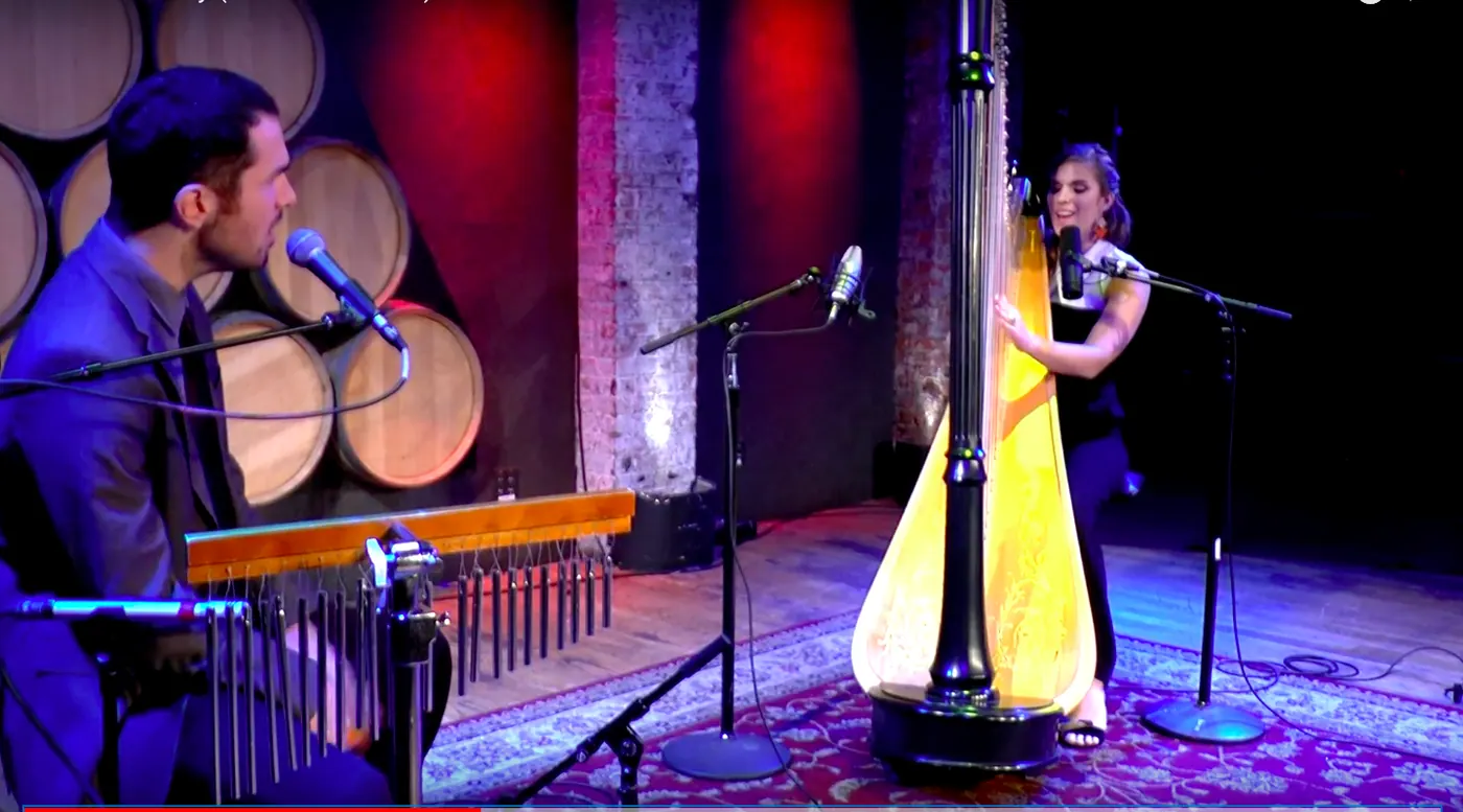 O&E, singing harpist & band — photo 23